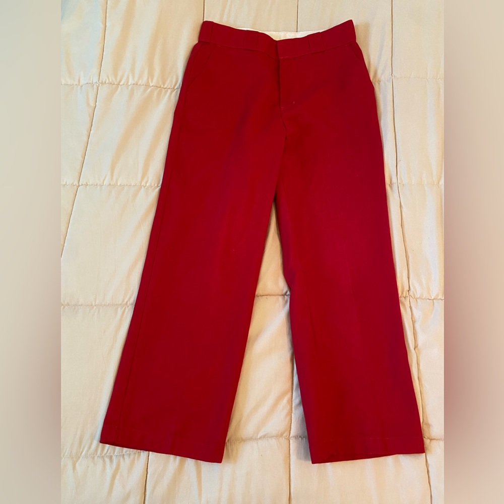 DICKIES x URBAN OUTFITTERS EXCLUSIVE HIGH WAISTED ANKLE WOMENS PANT *WORN ONCE*